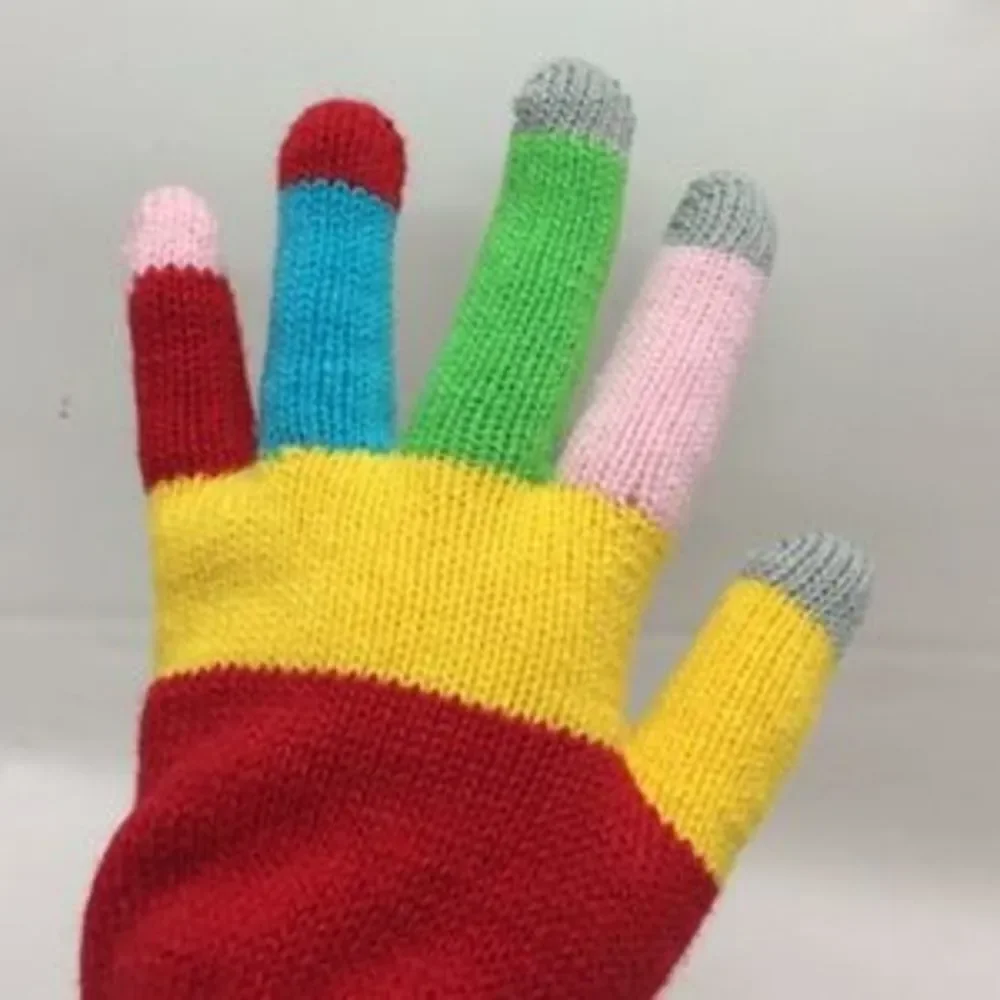 Boss Knit Tech Touch Screen Multi Color Gloves